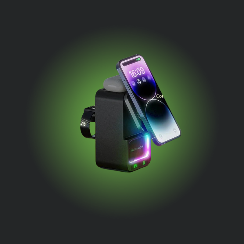 5-in-1 Wirless Charging Bluetooth Speaker