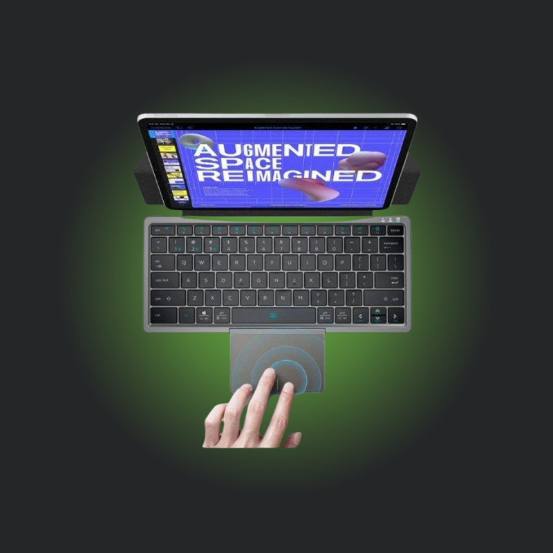 3-in-1 Wireless Bluetooth Keyboard with Touchpad– Universal for iPad & Phones