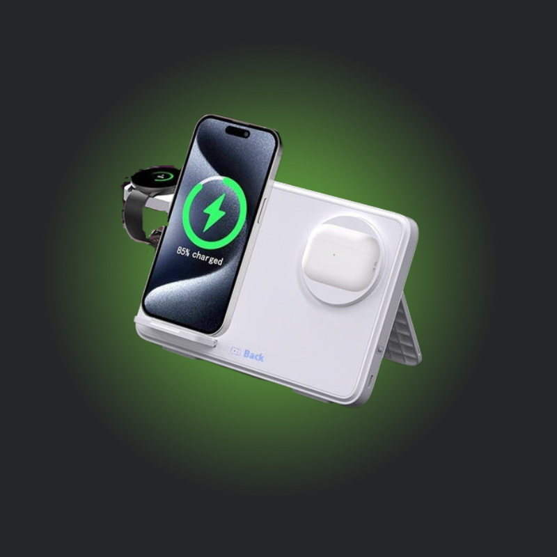 15W Three-in-One Wireless Charger