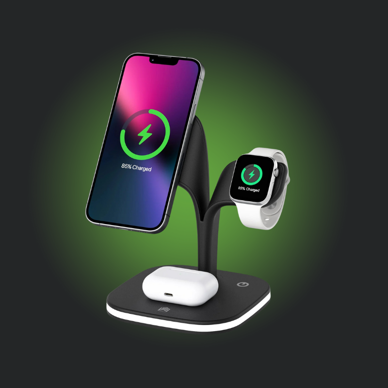 4-in-1 Wireless charger+Lamp
