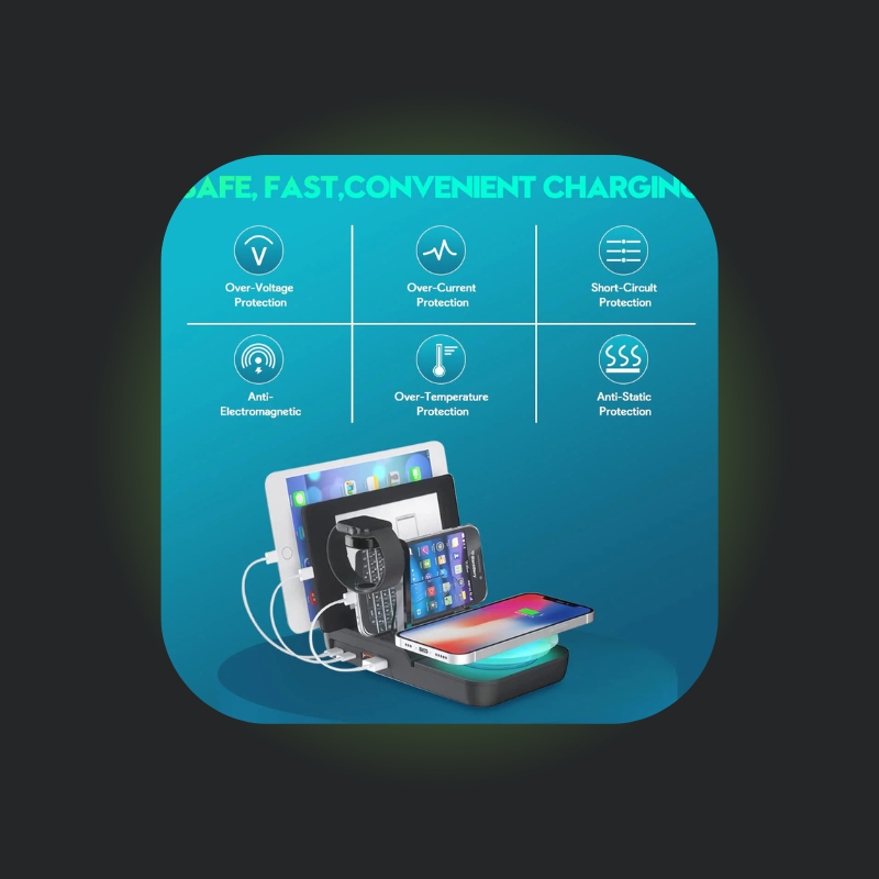 5-in-1 Fast Charging Dock,70W Charging station
