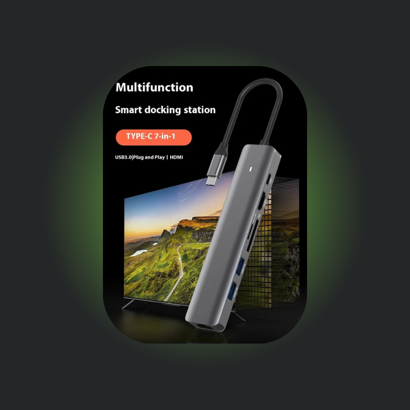 7-in-1 Multifunctional Ports Hub